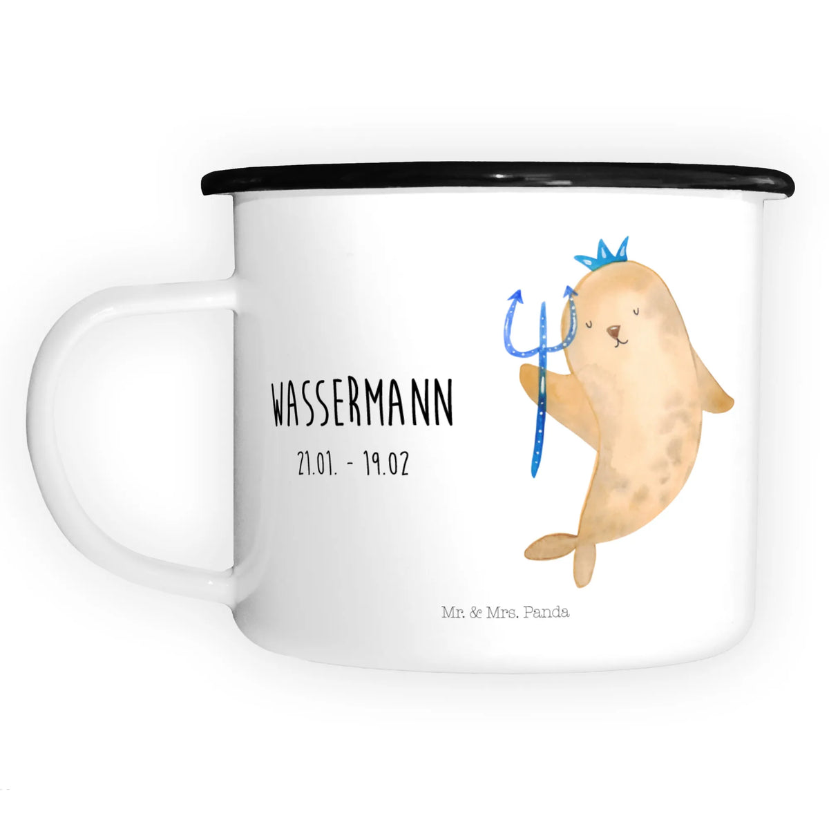XL Emaille Tasse Papa Bär