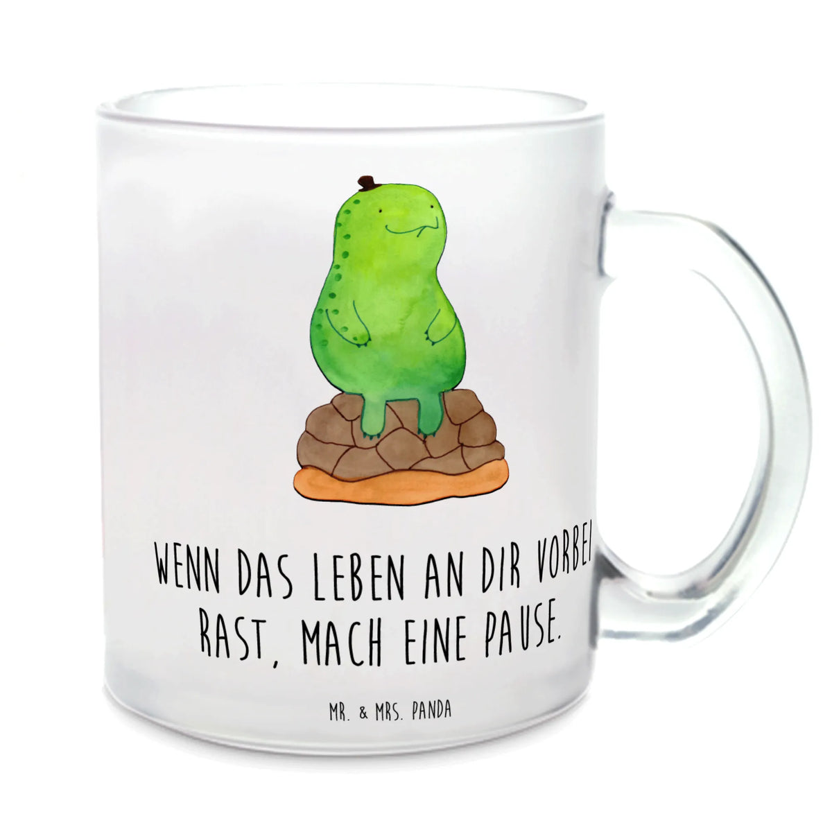 Glass tea cup tortoise Break gift, gift ideas, cute, illustrated, tortoise, reptile, ancient creature, sweet, birthday gift, turtle gift items, funny turtle gifts, pet turtles, best friend, sister or daughter, turtle lover, decelerate, mindful