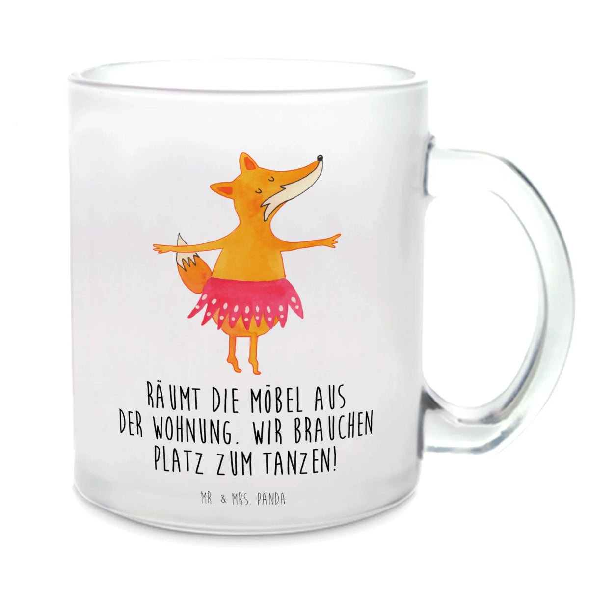 Teetasse Fuchs Ballerina Teetasse Glas, glastasse, getränkeglas, Haferl, Teeglas, Trinkglas, Pott, Häferl, Henkelbecher, Motivtasse, Teetasse, Glasbecher, Glas Teebecher, Teetasse aus Glas, Tee Tasse, Kakaotasse, getränkebecher, Henkeltasse, Fuchs, Füchse, Fuchs Spruch, Füchsin, Einladung, Party, Tanzen, Ballerina, Ballett, Geburtstag, Tänzerin