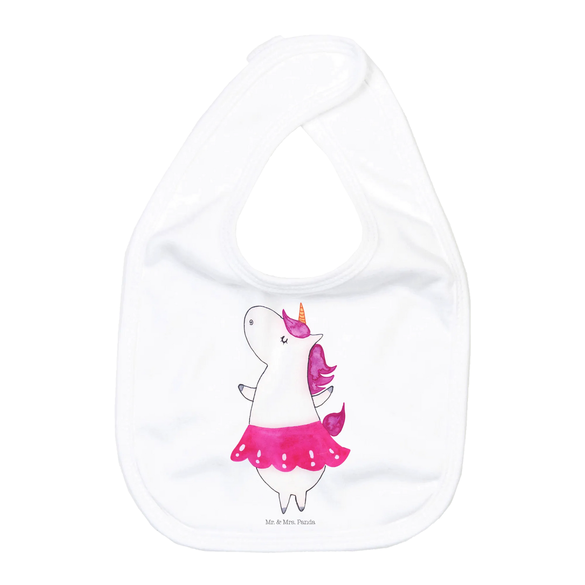 Organic Babylätzchen Einhorn Ballerina