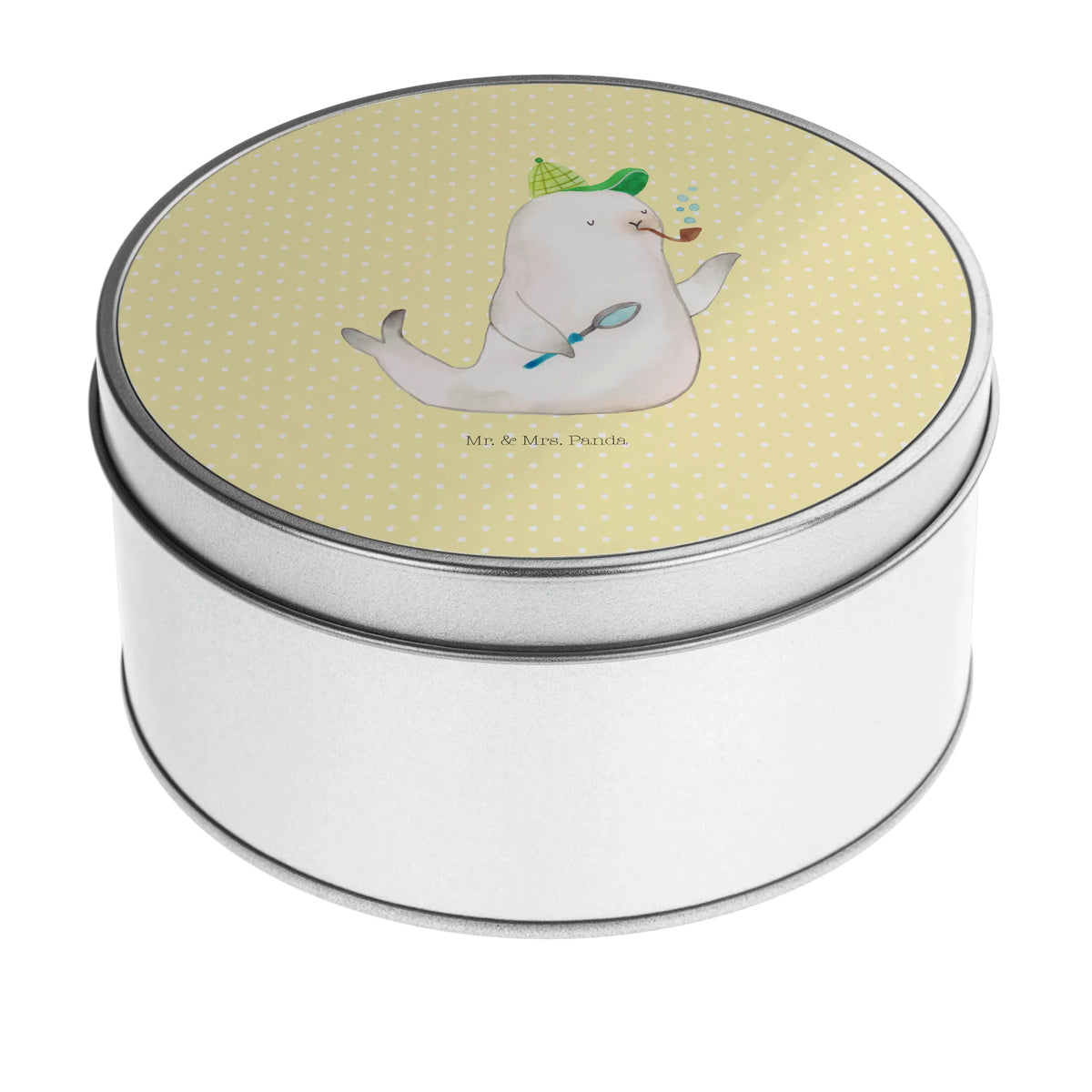 Round tin seal sherlock