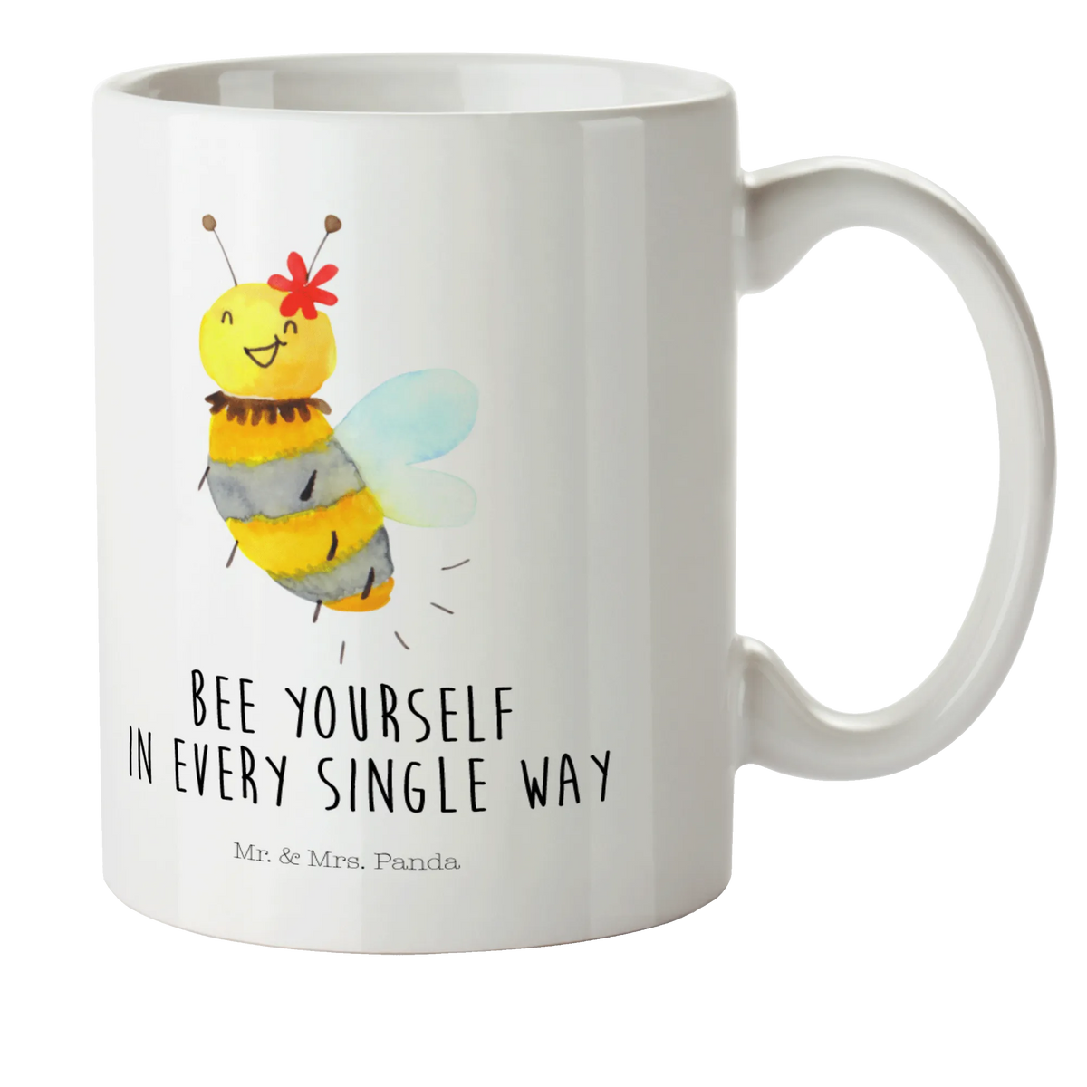 Child's mug bee flower