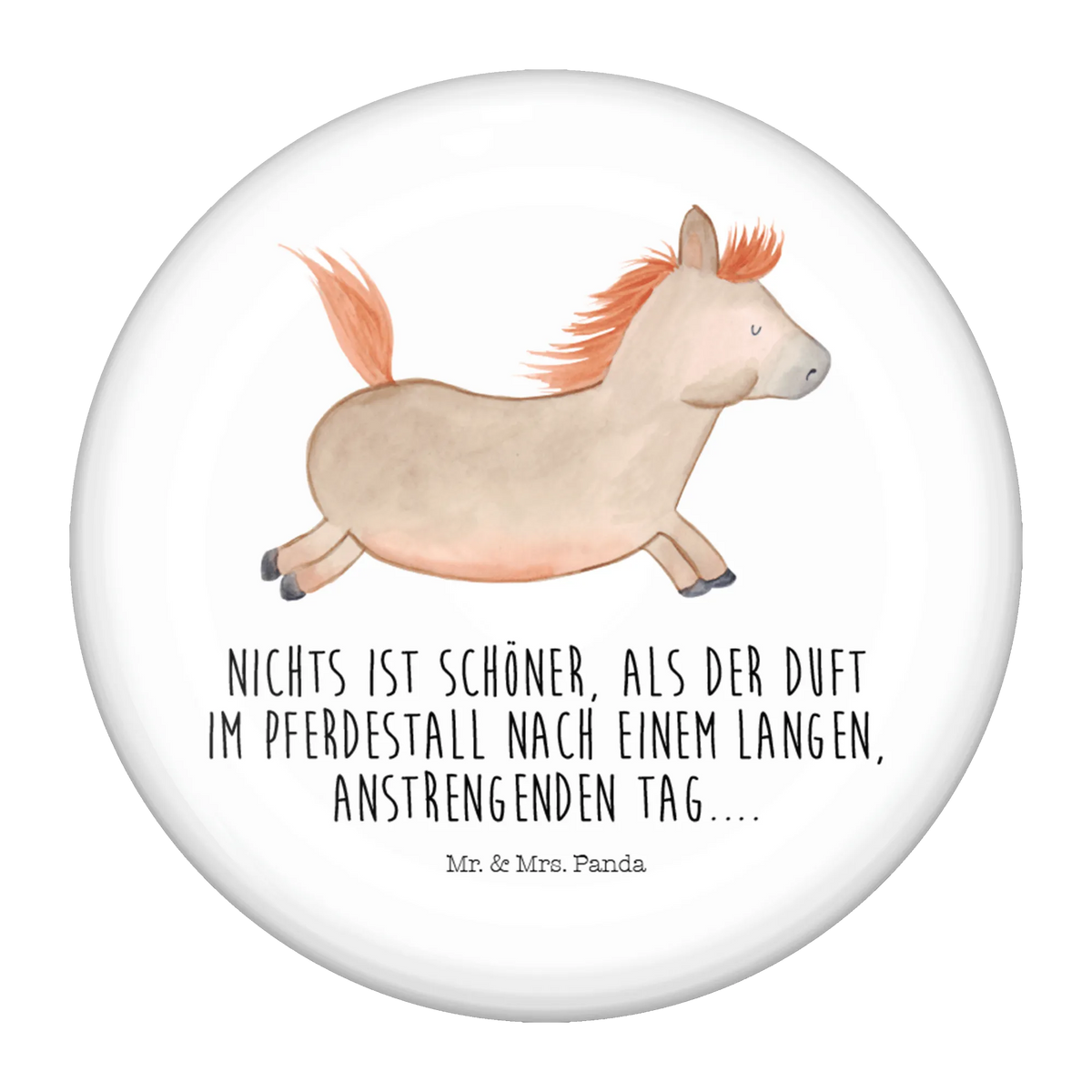 Button Pferd Springen