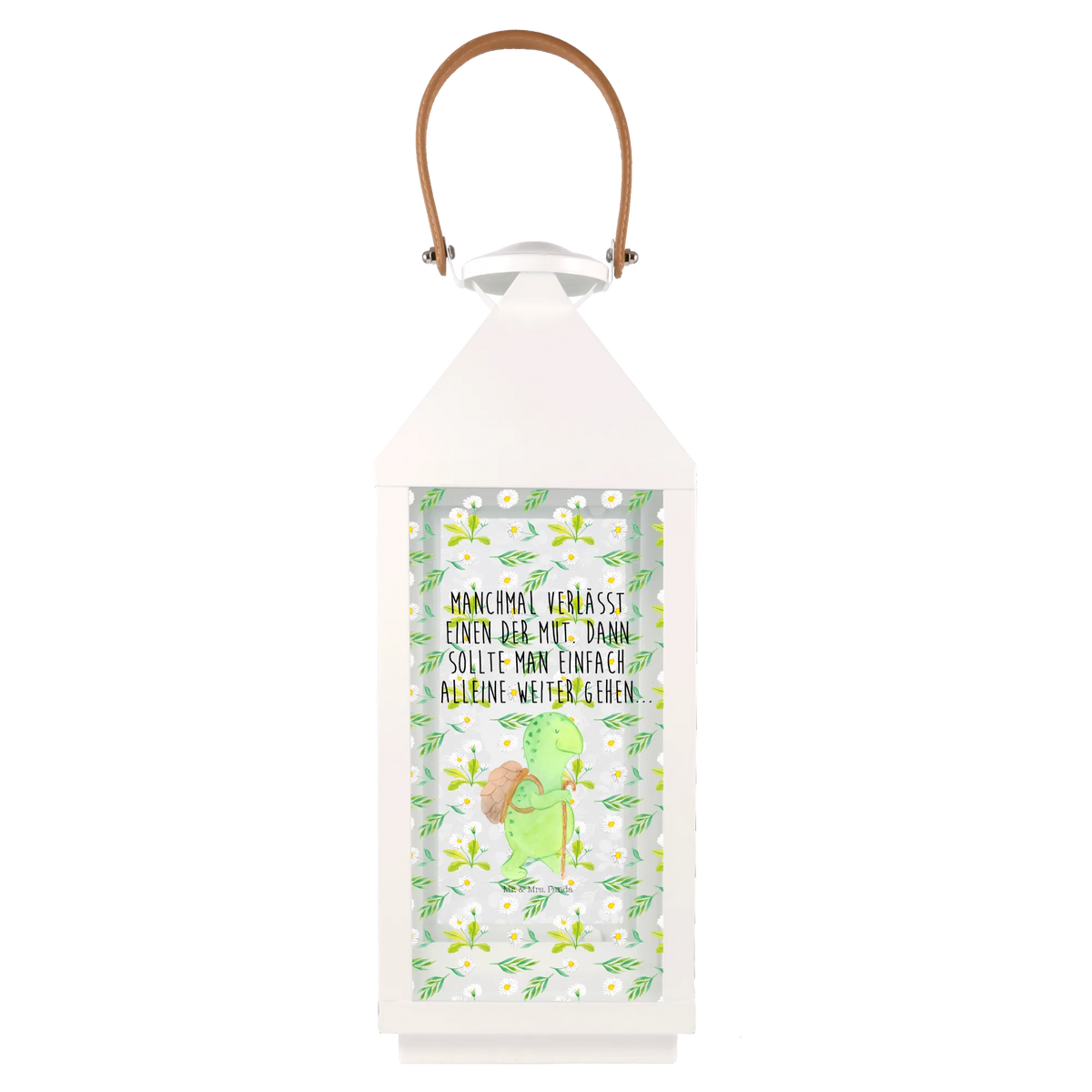 Decorative lantern tortoise walker