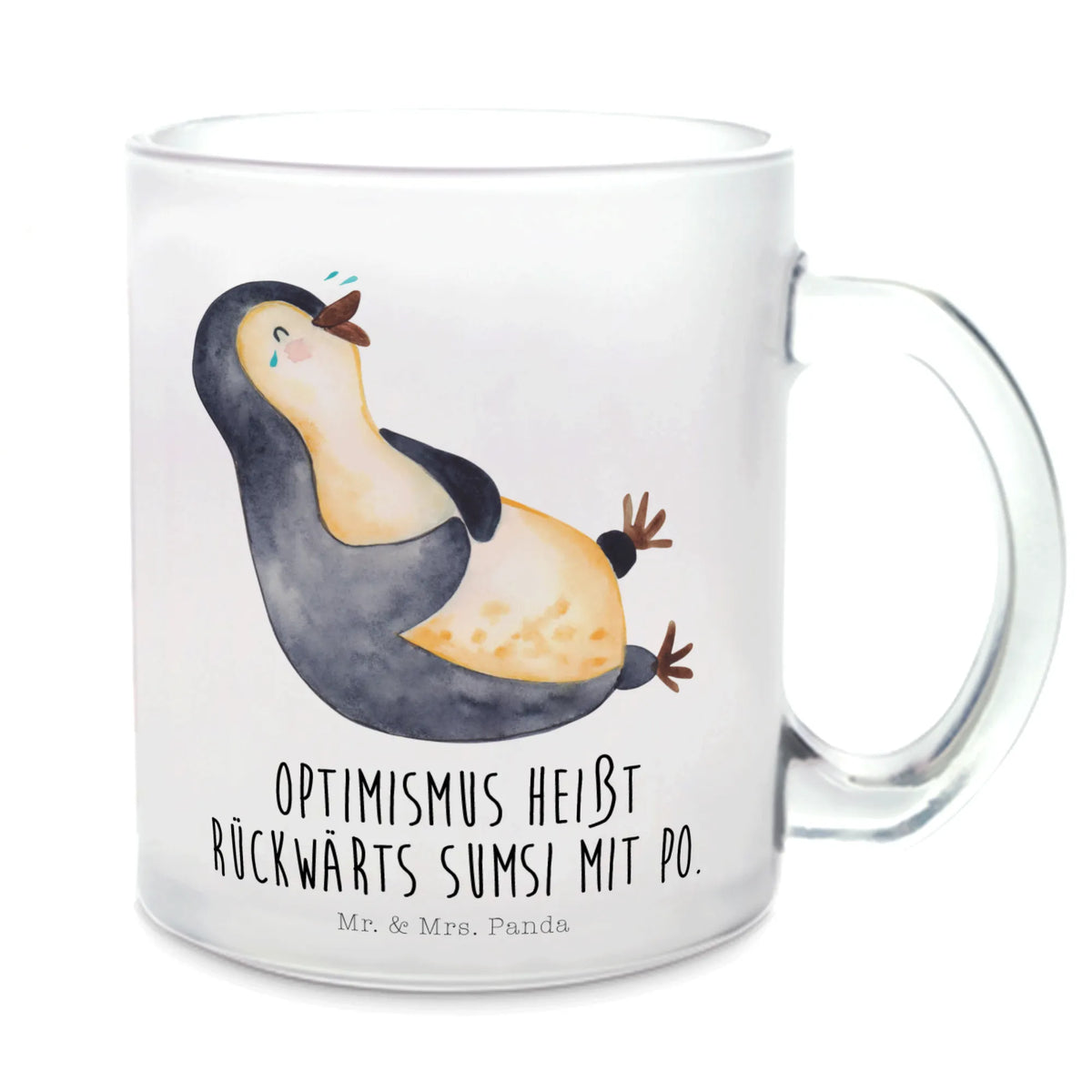 Teetasse Pinguin Lachen getränkeglas, Henkelbecher, Teetasse aus Glas, Pott, Haferl, Kakaotasse, Glas Teebecher, Tee Tasse, glastasse, Häferl, Teetasse, Teetasse Glas, Trinkglas, Motivtasse, Glasbecher, getränkebecher, Teeglas, Henkeltasse, Pinguin, Lustiger Spruch, Fröhlich, Fröhlichkeit, Humor, Pinguine, Lachen, Optimismus