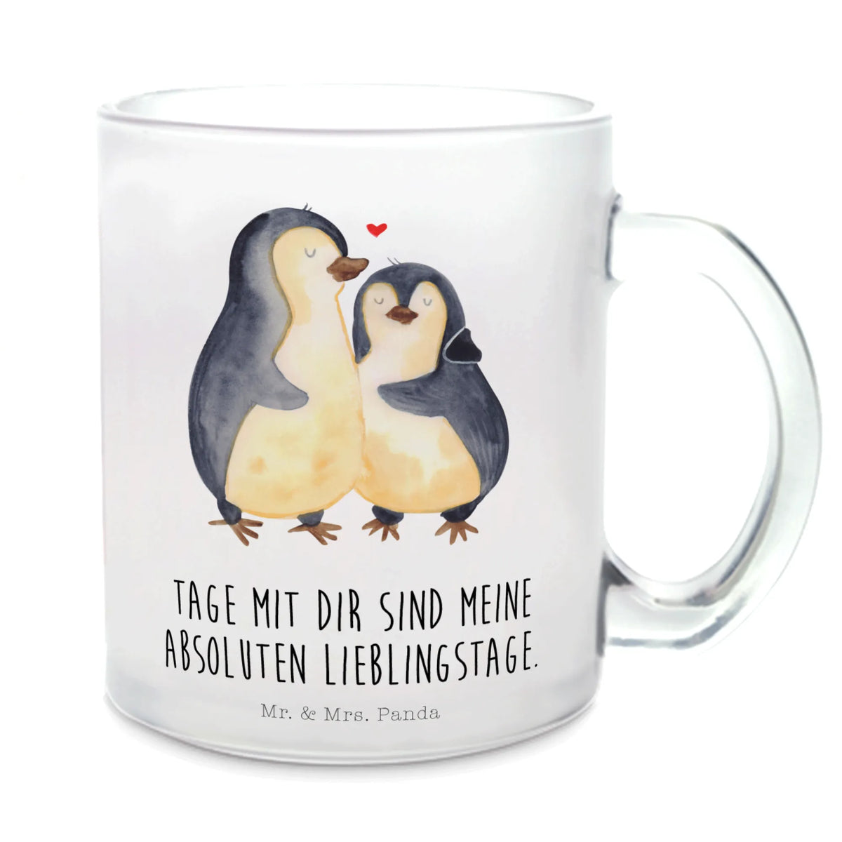 Teetasse Pinguin umarmen Henkelbecher, Teetasse aus Glas, Kakaotasse, Glas Teebecher, Glasbecher, Motivtasse, Henkeltasse, Pott, Häferl, Teetasse Glas, Teetasse, Teeglas, getränkebecher, getränkeglas, Trinkglas, Haferl, Tee Tasse, glastasse, Pinguin, Jahrestag, Liebesgeschenk, Hochzeitstag, Hochzeitsgeschenk, Hochzeit, Verlobung, Liebe, Liebesbeweis, Liebespaar