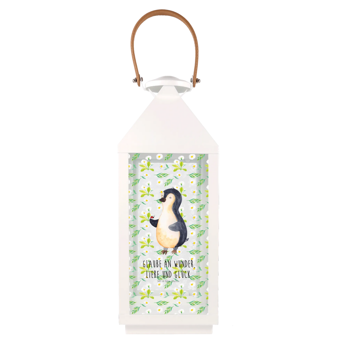 Deko Laterne Pinguin Marienkäfer