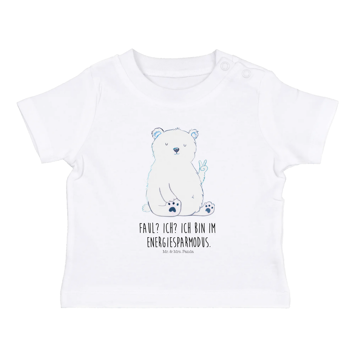Organic Baby Shirt Eisbär Faul