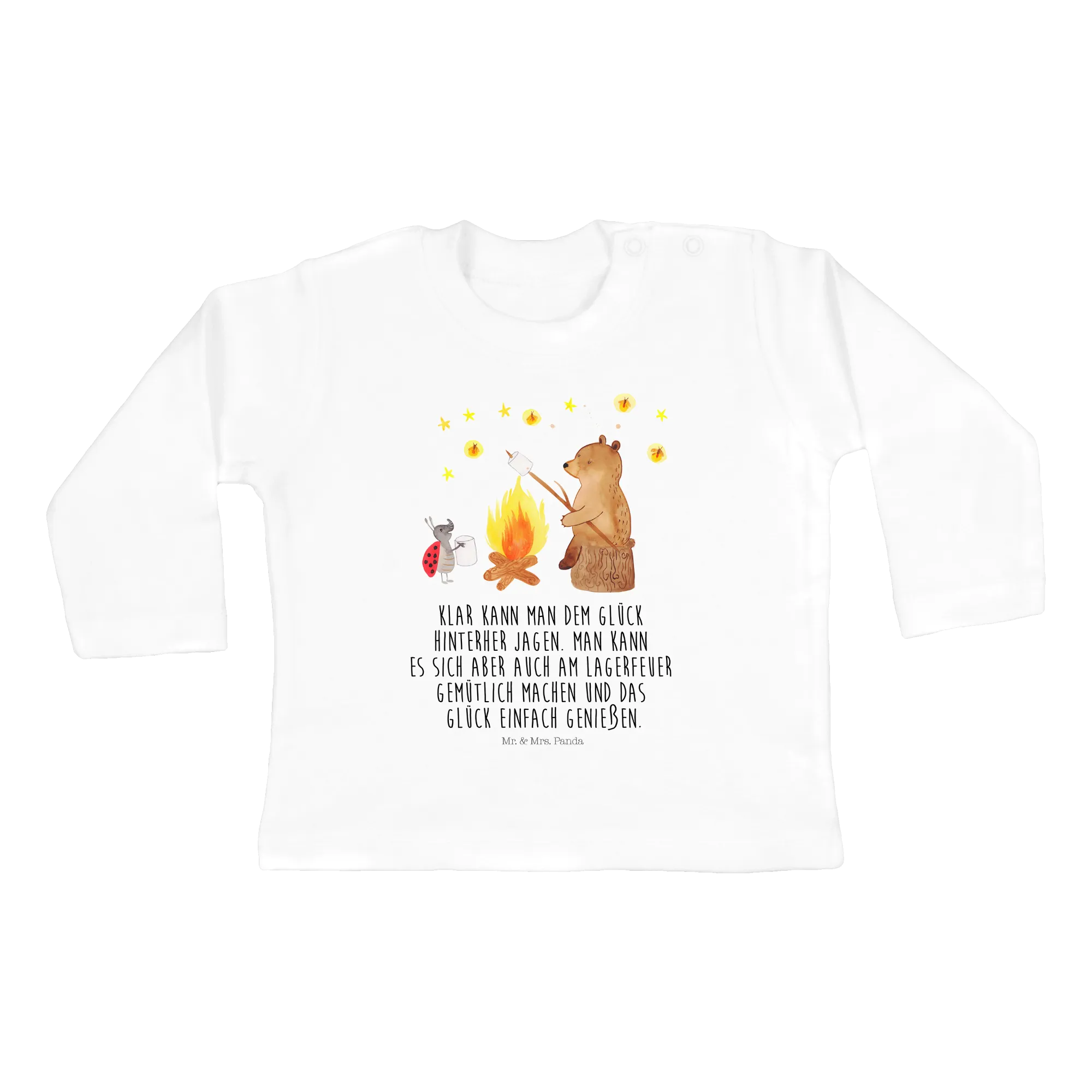 Baby long-sleeve Bear & Ladybird campfire