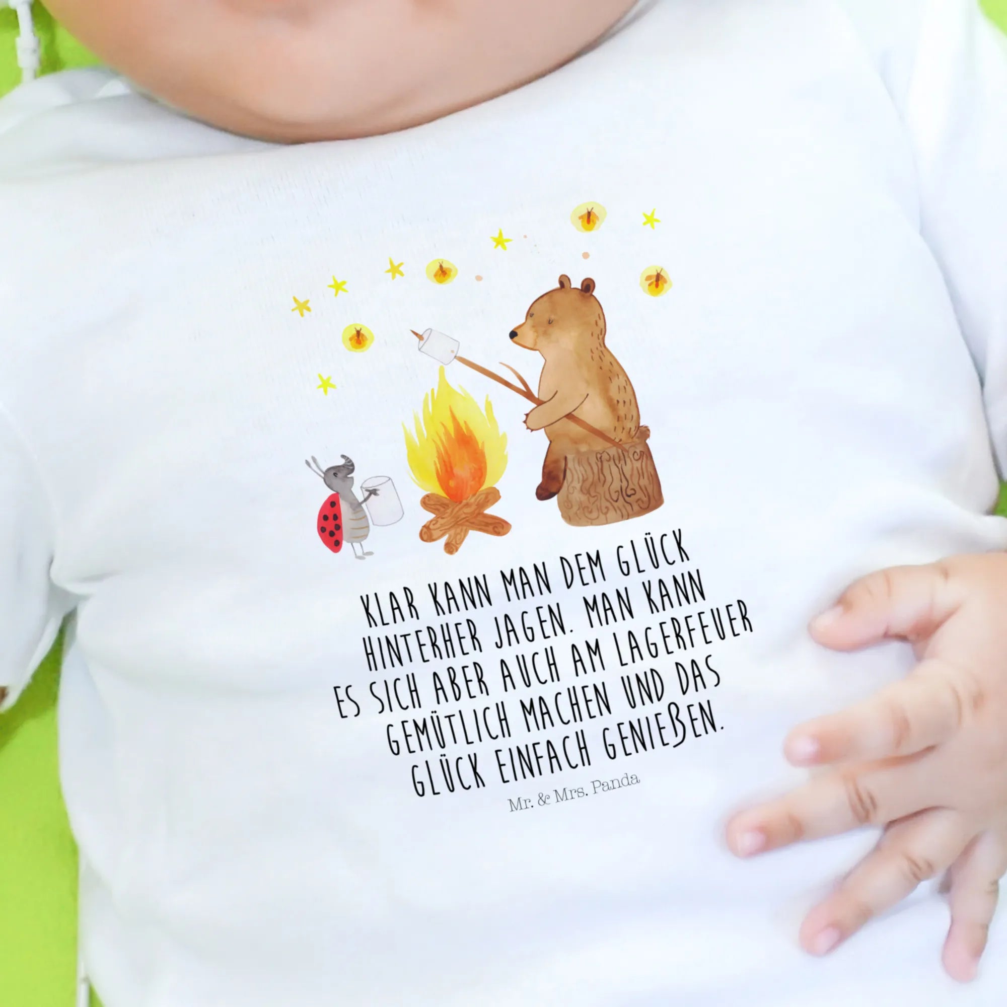 Baby long-sleeve Bear & Ladybird campfire