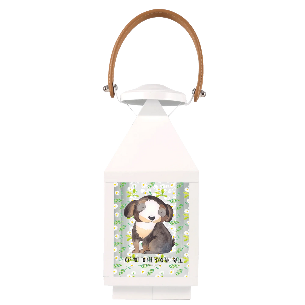 Deko Laterne Hund Entspannen