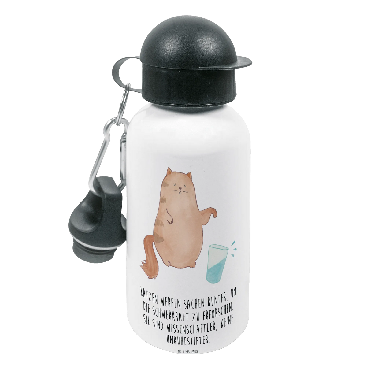Kids drinks bottle Cat water glass