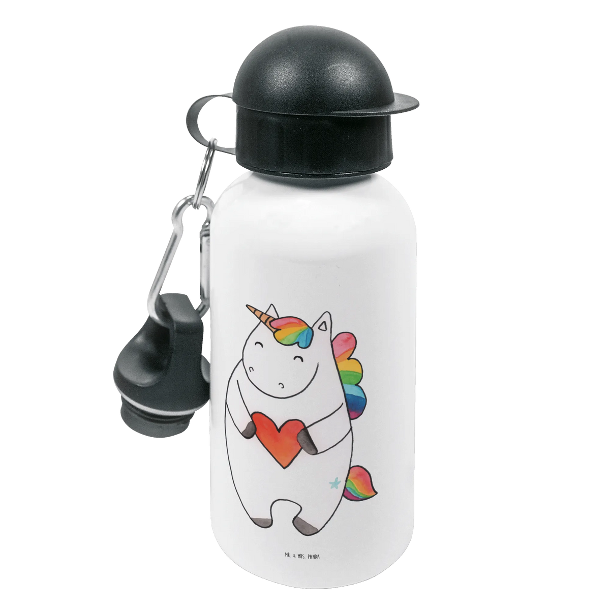 Kindertrinkflasche Einhorn Herz