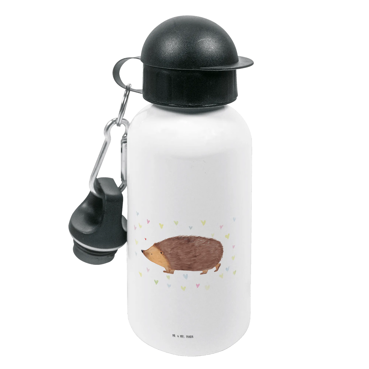 Kindertrinkflasche Igel Herzen
