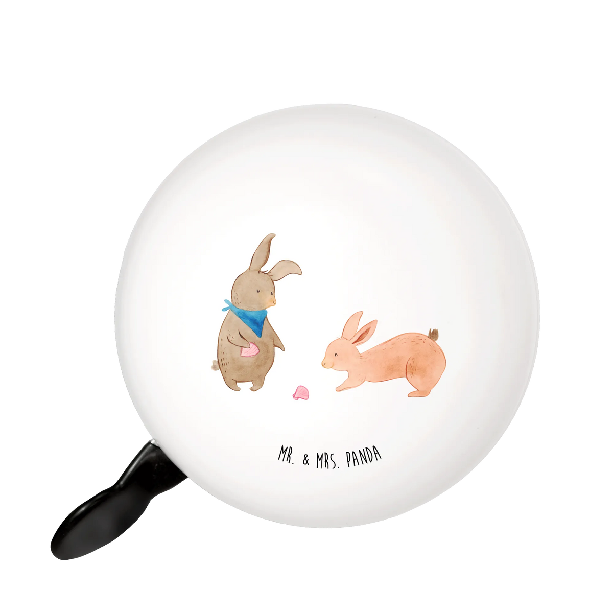 Bicycle bell Bunnies with seashell motif, mountain bike, handlebar, bicycle bell, sound, Family, Father's Day, Mother's Day, brother, sister, Mom, Dad, girlfriends, shells, best friend, collecting shells, girlfriend, sea, rabbits, best friends, BFF