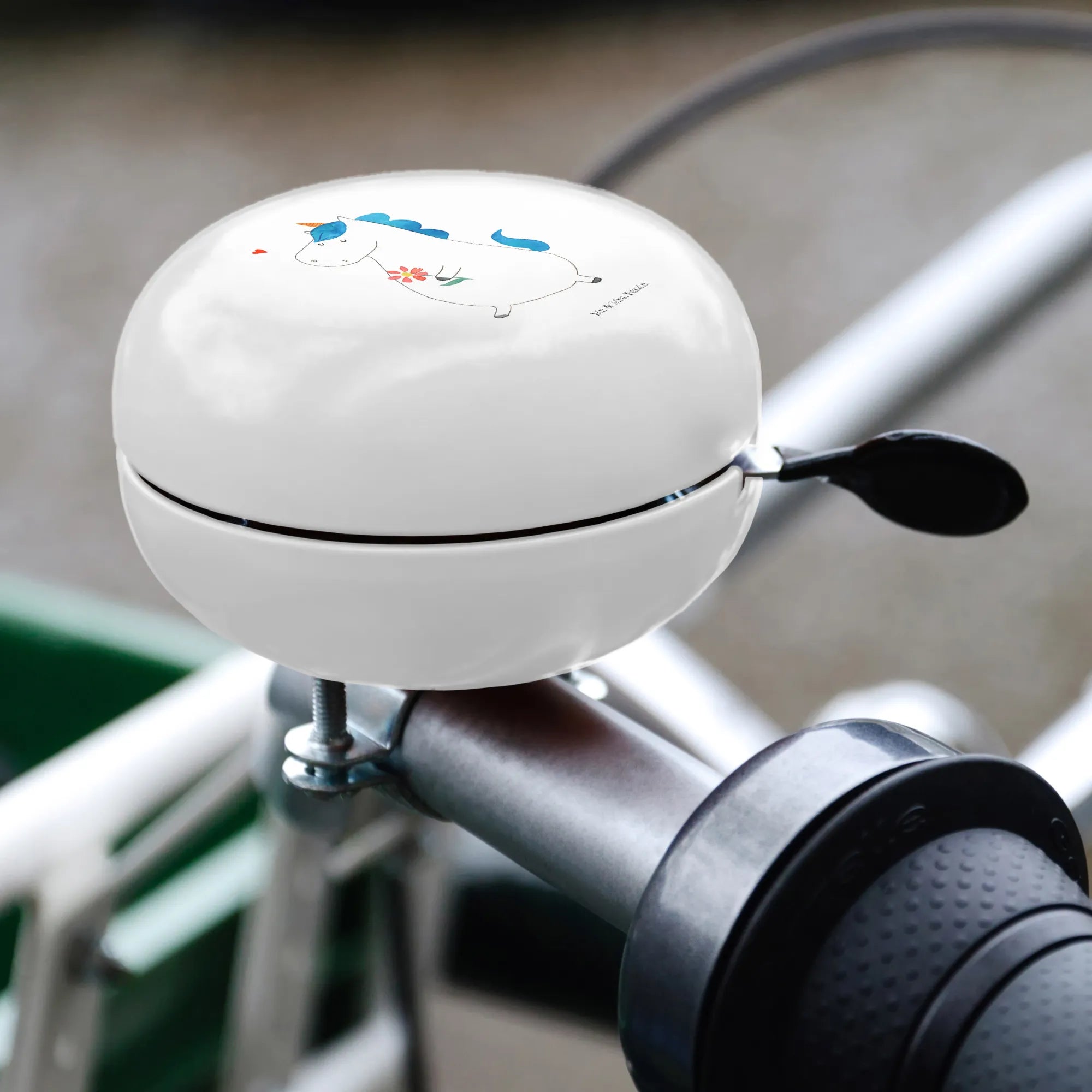 XL dzwonek rowerowy Jednorożec spacer Jednorożec, jednorożce, dekoracje jednorożca