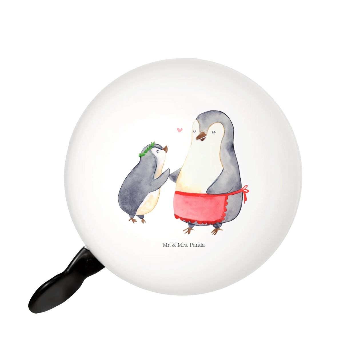 Bicycle bell Penguin with child handlebar, motif, sound, bicycle bell, mountain bike, Family, Father's Day, Mother's Day, brother, sister, Mom, Dad, Mommy, Mother, Birthday, Gift, Mummy