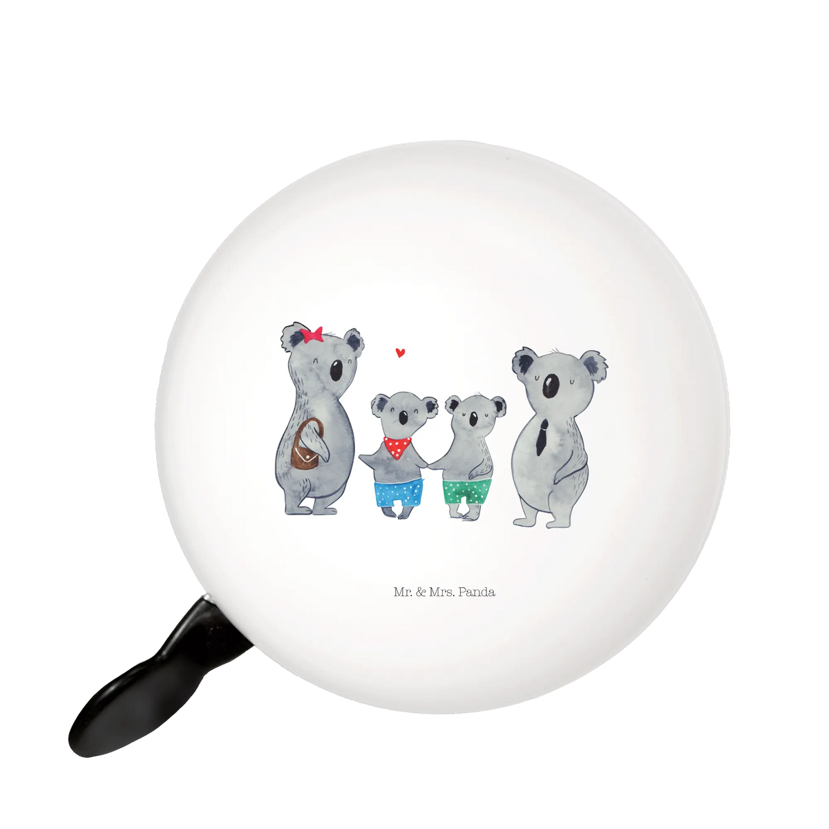 Bicycle bell Koala family with two kids mountain bike, sound, bicycle bell, handlebar, motif, Family, Father's Day, Mother's Day, brother, sister, Mom, Dad, koala bear, family, favourite family, family life, best family, koala, family time, koala family