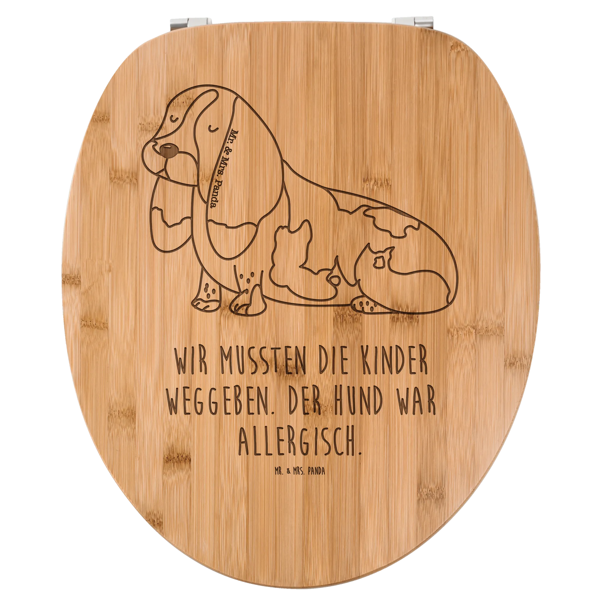 Toilet seat Dog Basset Hound