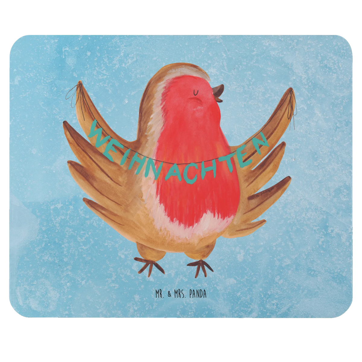 Mouse mat robin Christmas