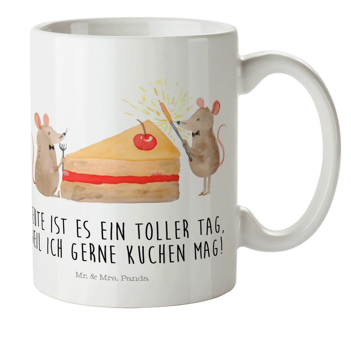 Child's mug mice Cake