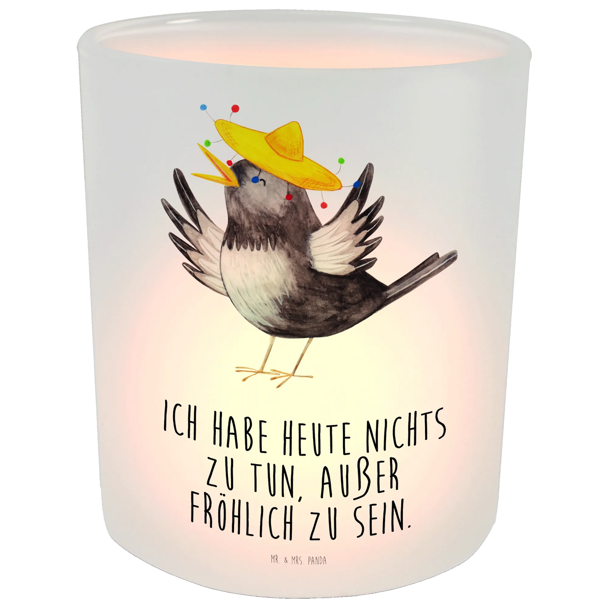 Windlicht Rabe Sombrero Windlicht Satiniert, ambientelicht, teelicht windlicht, milchglas windlicht, Tisch Windlicht, Deko Teelichthalter, Windlicht Kerzenhalter, laterne teelicht, tisch kerzenhalter, Glaslaterne, kerzenbehälter, Windlicht Deko, dekolicht, Outdoor Windlicht, Garten Windlicht, Windlicht Glas, tischlicht, Kerzenhalter Glas, Outdoor Kerzenhalter, Windlicht aus Glas, Teelichthalter Glas, Windlicht Milchglas, Teelicht Glas, Deko Windlicht, Windlicht Draußen, stimmungslicht, lichthalter, glaswindlicht, Kerzen Windlicht, laterne glas, Kerzenglas, Milchglas Teelichthalter, Windlicht Klein, Lichtglas, Kerzenhalter, Balkon Windlicht, Glas Windlicht, Teelichthalter, teelichthalter klein, kerzenhalter klein, teelichtleuchter, deko kerzenhalter, Terrasse Windlicht, glas kerzenhalter, Glas Teelichthalter, Lustige Sprüche, Tiere, Tiermotive, Gute Laune, Elster, Vogel, Fröhlich sein, Rabe, Spruch Positiv, glücklich sein, Glück Spruch, Motivation, Froh, Vögel