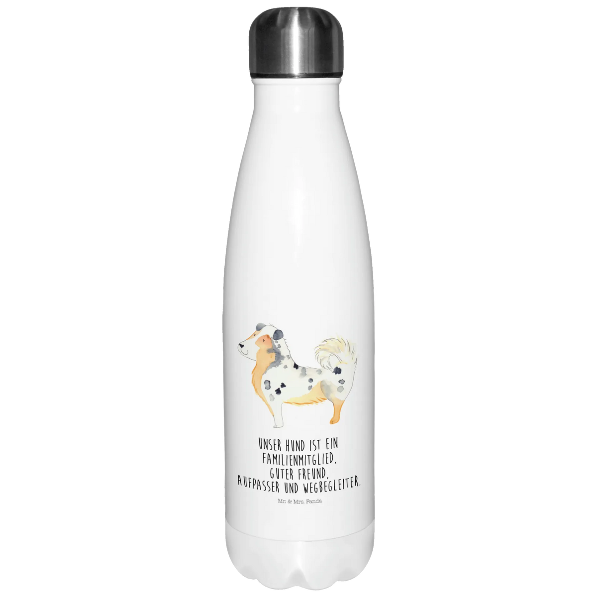 Thermosflasche Hund Australien Shepherd edelstahl wasserflasche, isolierbehälter, thermobehälter, Edelstahl Thermosflasche, isolier trinkflasche, Thermos, edelstahl isolierflasche, Edelstahlflasche, thermo trinkflasche, reiseflasche, thermobottle, isolierflaschen, trinkflaschen, Wasserflasche, Thermosflasche, Sportflasche, wanderflasche, Vakuumflasche, flasche aus edelstahl, Trinkgefäß, Trinkbehälter, Trinkflasche, Outdoorflasche, Getränkeflasche, Kaffeeflasche, Sprudelflasche, Isolier-Trinkflasche, Thermoflasche Edelstahl, Trinkflasche Isoliert, Thermo-Trinkflasche, schulflasche, Teeflasche, thermosflaschen, metallflasche, Sprüche, Hund, Hunderasse, Hundebesitzer, Hundemotiv, Haustier, Tierliebhaber, Australien Shepherd, Spruch, Familienhund, Hundeliebe, Shepherd