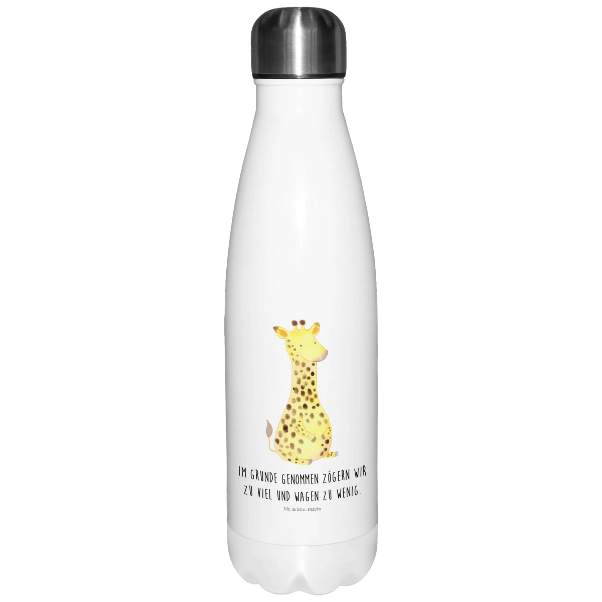 Thermosflasche Giraffe Zufrieden Trinkflasche, Thermoflasche Edelstahl, Getränkeflasche, thermobottle, schulflasche, isolierbehälter, Trinkgefäß, Sprudelflasche, trinkflaschen, isolierflaschen, Trinkflasche Isoliert, Isolier-Trinkflasche, Thermo-Trinkflasche, Sportflasche, Kaffeeflasche, thermobehälter, thermosflaschen, wanderflasche, Teeflasche, isolier trinkflasche, flasche aus edelstahl, thermo trinkflasche, Edelstahl Thermosflasche, Thermosflasche, edelstahl wasserflasche, Outdoorflasche, Wasserflasche, Edelstahlflasche, Thermos, metallflasche, Vakuumflasche, Trinkbehälter, edelstahl isolierflasche, reiseflasche, Wildtiere, Afrika, Abenteuer, Giraffe, Glück, Zufrieden