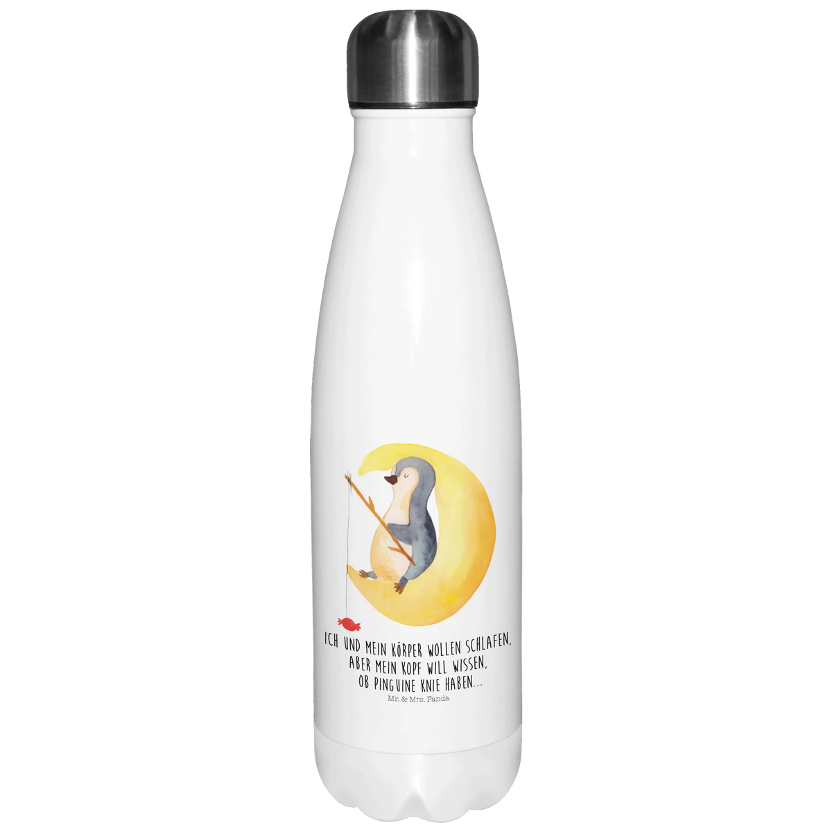 Thermosflasche Pinguin Mond metallflasche, Wasserflasche, Thermos, Sportflasche, Edelstahl Thermosflasche, Edelstahlflasche, Thermoflasche Edelstahl, isolier trinkflasche, Teeflasche, thermobottle, thermo trinkflasche, Trinkflasche, Trinkgefäß, Trinkflasche Isoliert, isolierflaschen, wanderflasche, Isolier-Trinkflasche, Outdoorflasche, edelstahl isolierflasche, Vakuumflasche, Thermo-Trinkflasche, Sprudelflasche, thermosflaschen, trinkflaschen, Kaffeeflasche, schulflasche, flasche aus edelstahl, Trinkbehälter, edelstahl wasserflasche, thermobehälter, Thermosflasche, isolierbehälter, reiseflasche, Getränkeflasche, Pinguin, schlafen, Einschlafen, Schlafstörungen, Spruch, Nachtruhe, Pinguine, Schlafzimmer, Gästezimmer