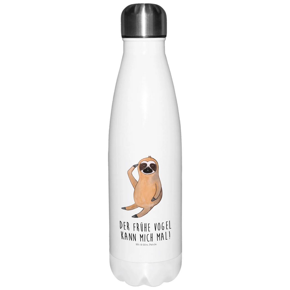 Thermosflasche Faultier Vogel edelstahl isolierflasche, thermobottle, Trinkgefäß, Thermos, thermo trinkflasche, Sportflasche, isolierbehälter, Edelstahlflasche, Getränkeflasche, thermobehälter, Thermo-Trinkflasche, Wasserflasche, Outdoorflasche, metallflasche, schulflasche, flasche aus edelstahl, Sprudelflasche, Trinkbehälter, Edelstahl Thermosflasche, Trinkflasche, Isolier-Trinkflasche, Teeflasche, Thermosflasche, isolier trinkflasche, trinkflaschen, Vakuumflasche, Kaffeeflasche, isolierflaschen, Trinkflasche Isoliert, edelstahl wasserflasche, wanderflasche, reiseflasche, Thermoflasche Edelstahl, thermosflaschen, Faultier, Faultier Geschenk, Faultier Deko, Faultiere, faul, Faultierwelt, Spinner, Vogel, Frühaufsteher, Der Frühe Vogel, Lieblingstier, Früher Vogel, Morgenmuffel