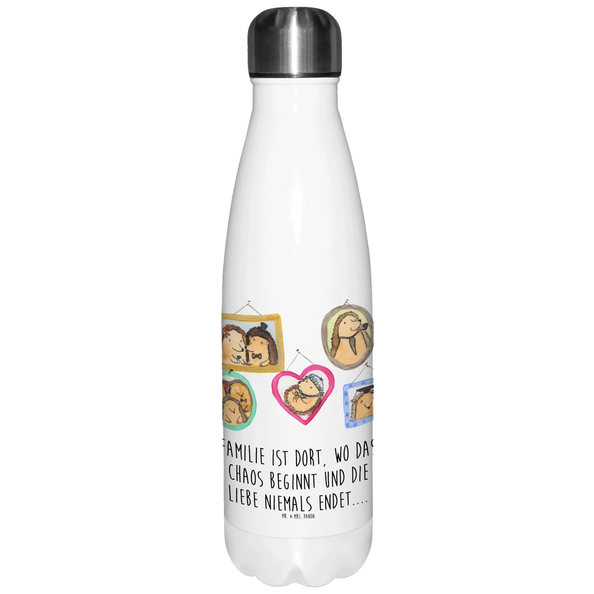 Thermosflasche Igel Familie