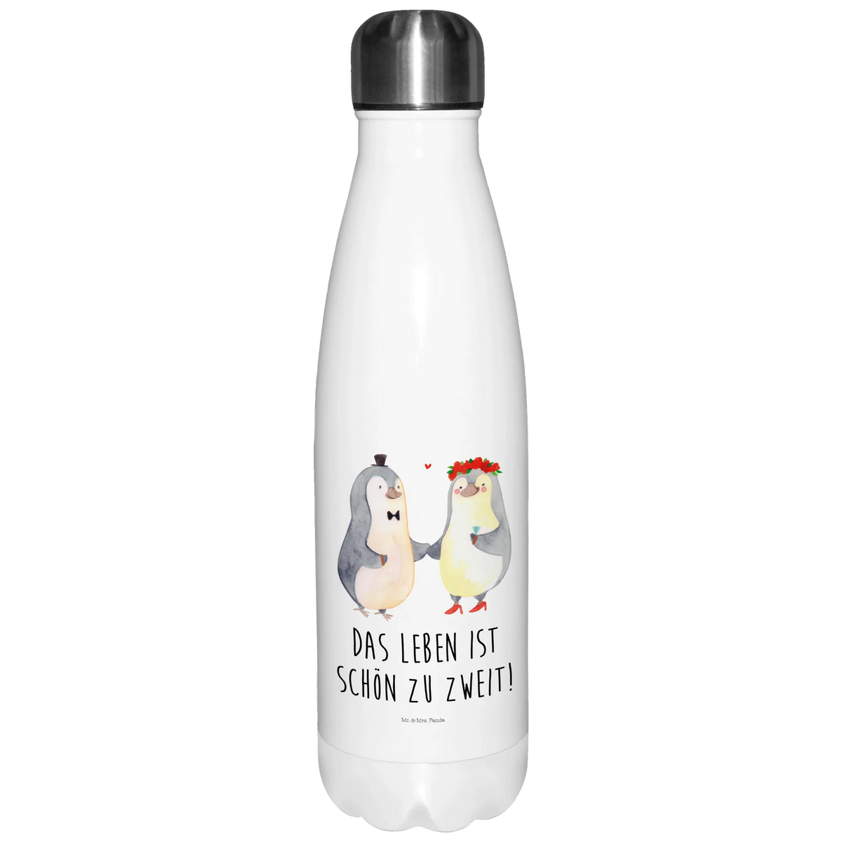 Thermosflasche Pinguin Heirat Teeflasche, Thermoflasche Edelstahl, Vakuumflasche, reiseflasche, Thermos, metallflasche, Trinkgefäß, flasche aus edelstahl, Isolier-Trinkflasche, Wasserflasche, thermo trinkflasche, Getränkeflasche, Trinkflasche, edelstahl isolierflasche, Sprudelflasche, thermobottle, Thermo-Trinkflasche, thermosflaschen, Trinkbehälter, isolierbehälter, isolier trinkflasche, wanderflasche, Outdoorflasche, edelstahl wasserflasche, Thermosflasche, Edelstahlflasche, isolierflaschen, thermobehälter, Trinkflasche Isoliert, trinkflaschen, Sportflasche, Kaffeeflasche, schulflasche, Edelstahl Thermosflasche, Verlobung, Freund, Heiraten, Partner, Heiratsantrag, Liebesgeschenk, Hocheitstag, Ehemann, Freundin, Ehefrau, Jahrestag, Liebe