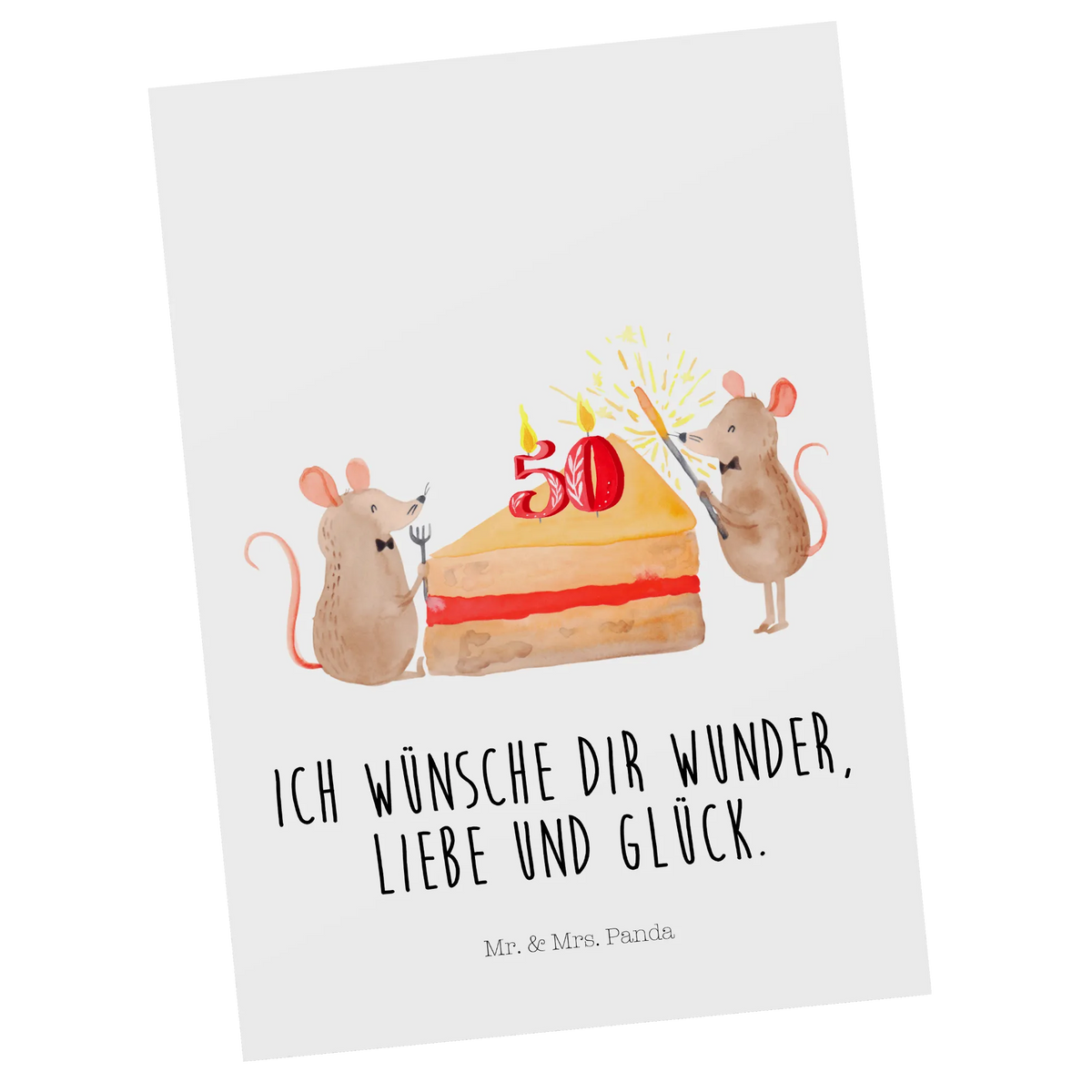 Postcard 50th birthday mice cake Designkarte, Ansichtskarte, Postkarte, spruchkarte, Grußkarte, bildkarte, kunstkarte, Ansichtskarten, Motivkarte, einzelkarte, Kunstkarten, Postkarten, Fotokarte, Geburtstagsgeschenk, Geschenk, Geburtstag, Happy Birthday, Geburtstage, Maus, Geburtstagsfeier