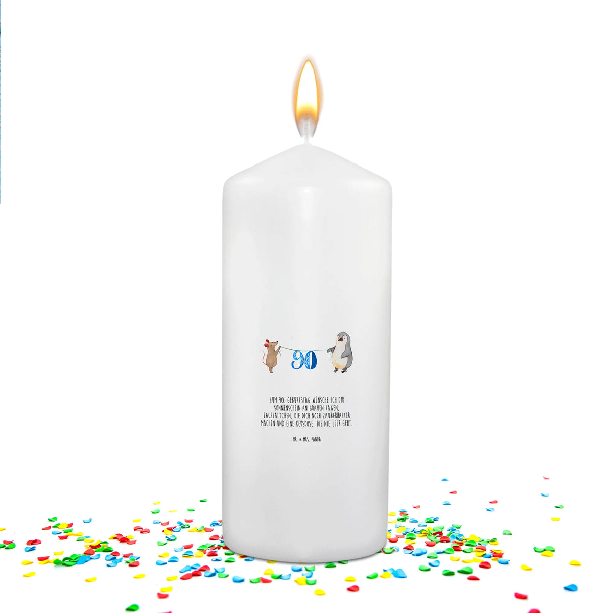 Geburtstagskerze 90. Geburtstag Maus Pinguin Gratulationskerze, Anlasskerze, Partykerze, geschenkkerze, zierkerze, Festtagskerze, Feierkerze, Spruchkerze, Geburtstagslicht, Jubiläumskerze, Tortenkerze, Geburtstagskerze, Festkerze, motivkerze, Happy-Birthday-Kerze, Farbiges Geburtstagslicht, Jubelkerze, Geschenk, Geburtstag, Geburtstagsgeschenk, Torte, Kuchen, Feiern, Party