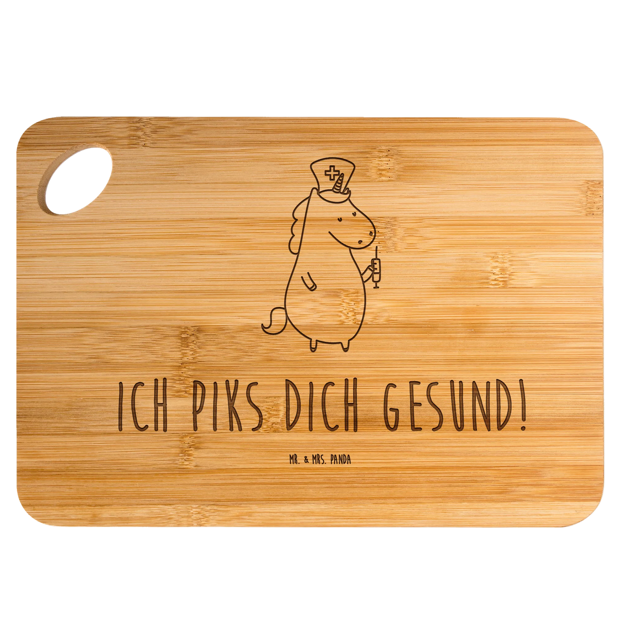 Schneidebrett Einhorn Krankenschwester