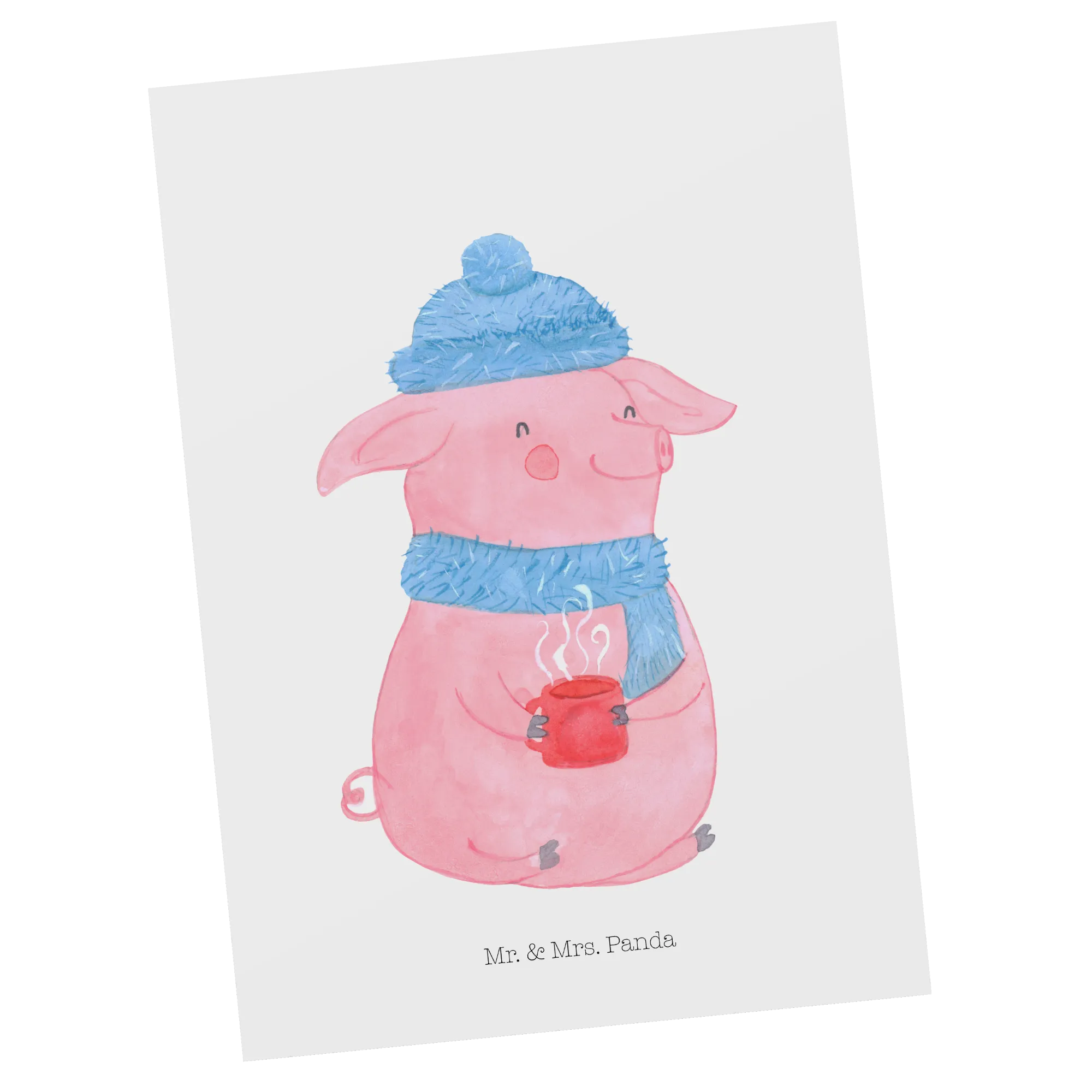Postkarte Schweinchen Glühwein Kunstkarten, einzelkarte, Postkarten, spruchkarte, kunstkarte, Grußkarte, Ansichtskarten, Motivkarte, Ansichtskarte, Designkarte, Postkarte, Fotokarte, bildkarte, Wintermotiv, Winter, Weihnachtsdeko, Nikolaus, Advent, Heiligabend, Weihnachten, Glühwein, Betrunken, Spruch, Weihnachtsmarkt