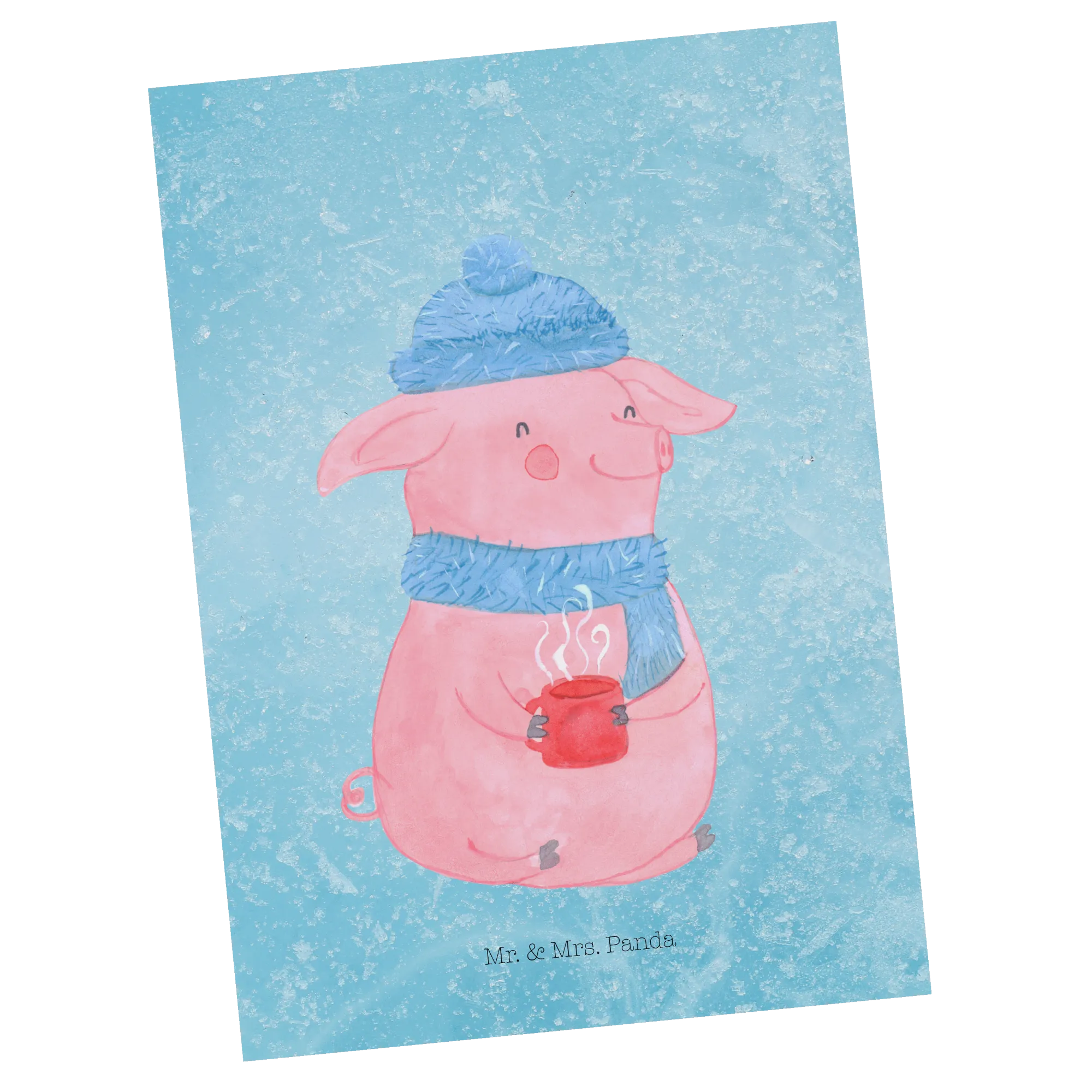 Postkarte Schweinchen Glühwein Kunstkarten, einzelkarte, Postkarten, spruchkarte, kunstkarte, Grußkarte, Ansichtskarten, Motivkarte, Ansichtskarte, Designkarte, Postkarte, Fotokarte, bildkarte, Wintermotiv, Winter, Weihnachtsdeko, Nikolaus, Advent, Heiligabend, Weihnachten, Glühwein, Betrunken, Spruch, Weihnachtsmarkt