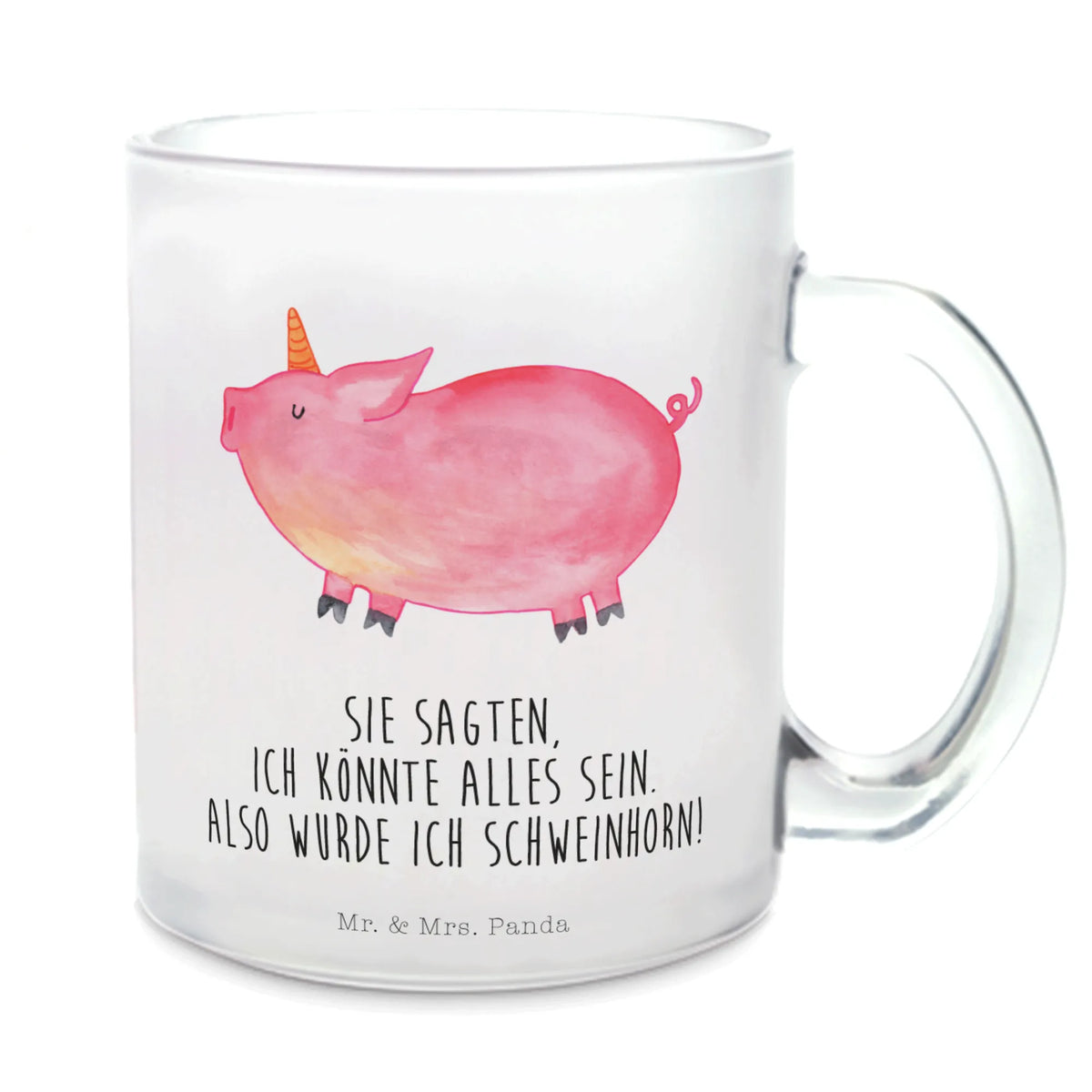 Teetasse Einhorn Schwein Motivtasse, Tee Tasse, glastasse, Teetasse Glas, Teeglas, Teetasse, Haferl, Glas Teebecher, Henkelbecher, Trinkglas, getränkebecher, Teetasse aus Glas, Glasbecher, getränkeglas, Häferl, Pott, Kakaotasse, Henkeltasse, Unicorn, Einhorn, Einhörner, Einhorn Deko, Bauer, Spruch, Piggy, Geschenk, English, Englisch, Funny, Witzig. Lustig, Schweinhorn, Spaß, Pig, Party, Schwein
