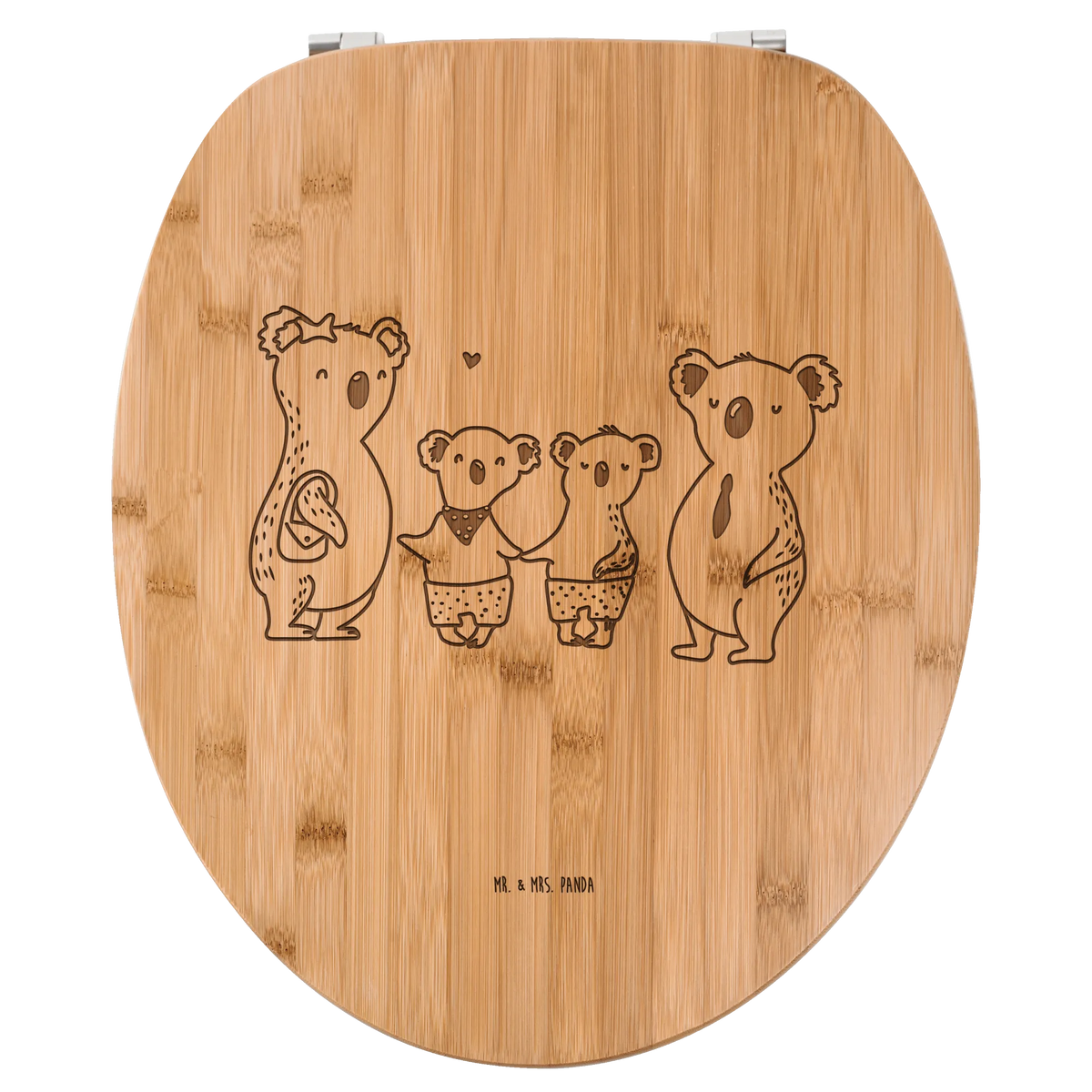 Toilet seat Koala family with two kids