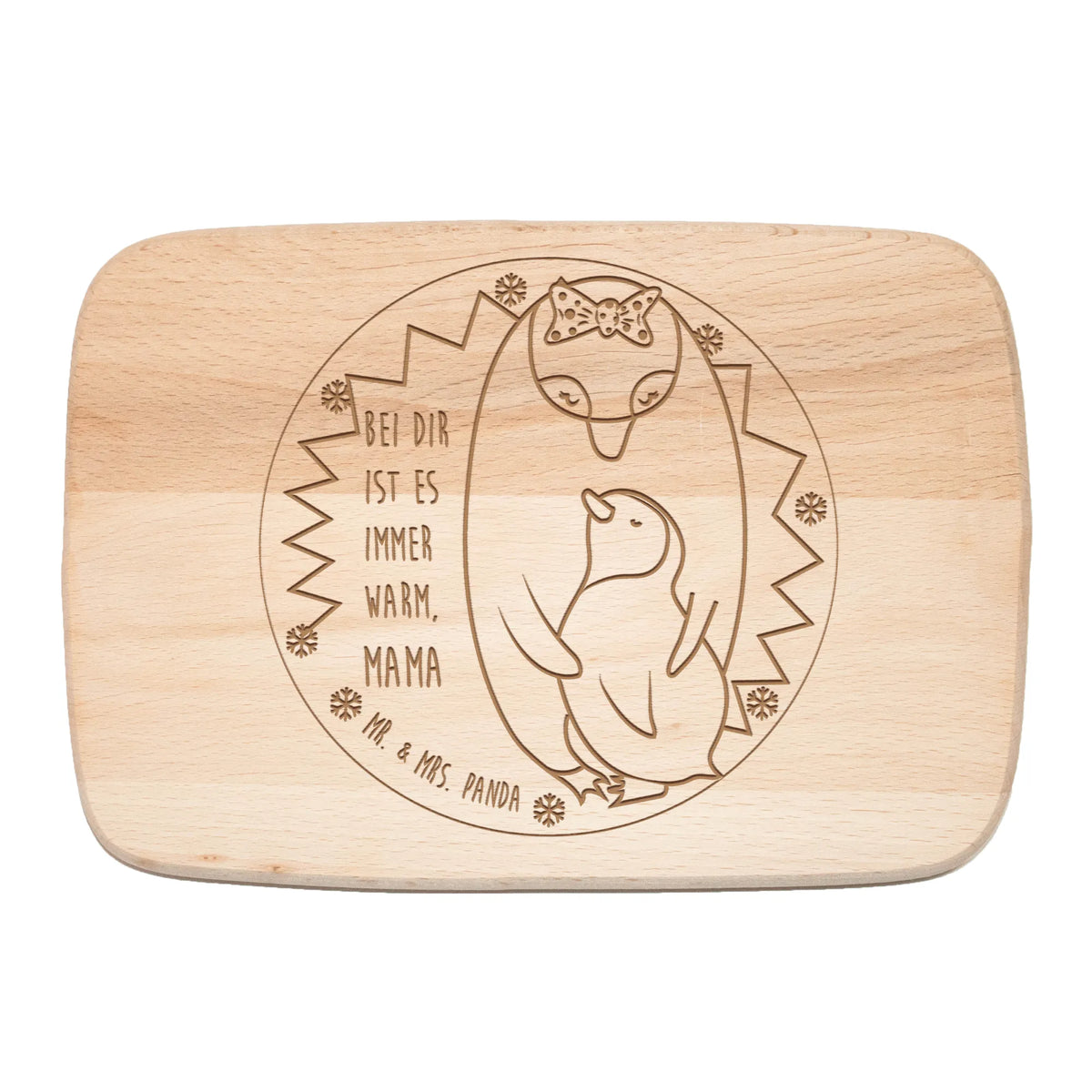Serving board Penguin Mother cutting board, breakfast board, Board, Family, Father's Day, Mother's Day, brother, sister, Mom, Dad, mother's day, son, seals, couple, daughter, christmas, birthday, mother, present, love, family, seal