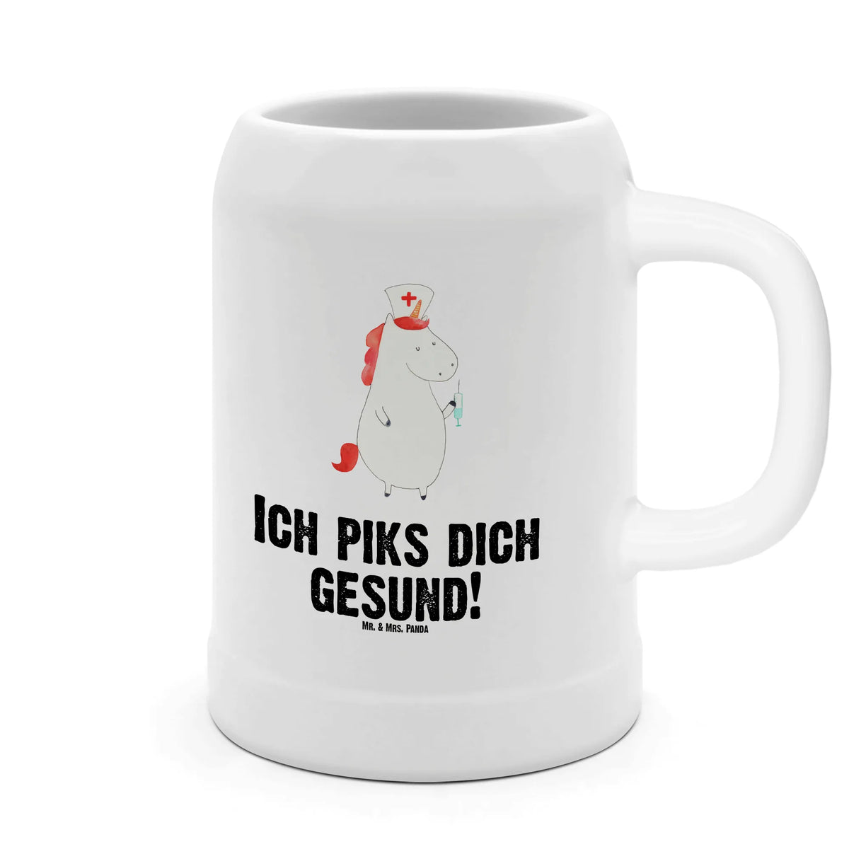 Bierkrug Einhorn Krankenschwester Steinbierkrug, Steinzeugkrug, Steingutkrug, Mr. & Mrs. Panda Bierkrug, Bier Humpen, Trinkkrug, Seidel, Bier Seidel, Krug, Bierhumpen, Steinkrug, Tonkrug, Bierbecher, Humpen, Keramikkrug, Unicorn, Einhorn, Einhörner, Einhorn Deko, Krankenschwester Geschenk, Krankenpflegerin, Krankenschwester Dankeschön, Ärztin Geschenk, Krankenpfleger Geschenk, Krankenhaus