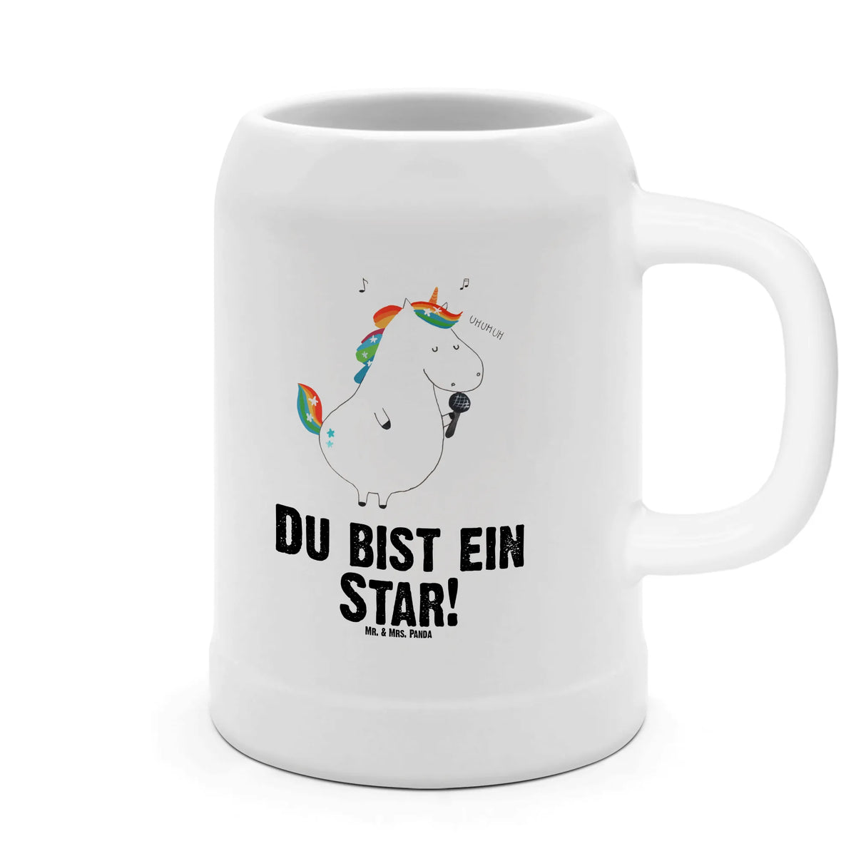 Beer mug unicorn Singer celebration, Birthday, confetti, unicorn saying, Singer gift, Singer present