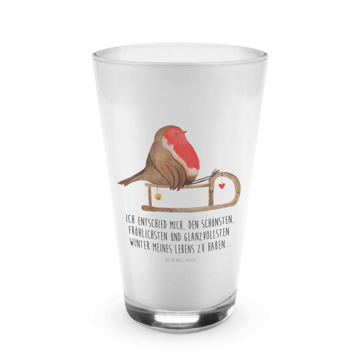 Glas Rotkehlchen Schlitten Latte Glas, milchkaffee glas, Longdrink Glas, Trinkglas, cappuccino glas, Latte Macchiato Glas, Cocktailglas, kaffeeglas, eistee glas, Kaffee Glas, Wasserglas, Glasbecher, smoothie glas, eiskaffeeglas, Limonadenglas, becher glas, Eiskaffee Glas, Teeglas, cappuccinoglas, Longdrinkglas, Trinkbecher Glas, Glas, Saftglas, Cocktail Glas, bar glas, Weihnachten, Winter, Weihnachtsdeko, Nikolaus, Advent, Heiligabend, Wintermotiv, Vogel, Schlitten