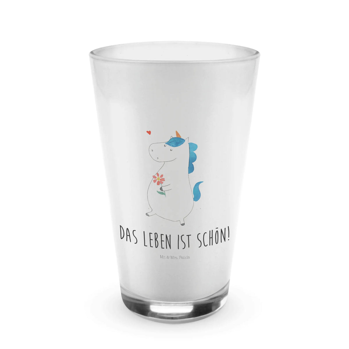 Glas Einhorn Spaziergang