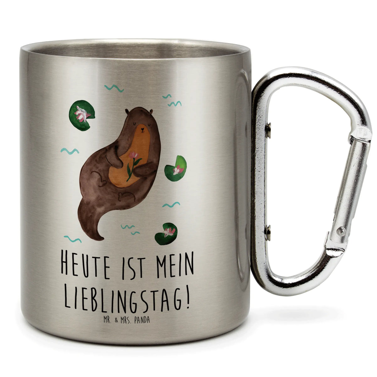 Edelstahlbecher Otter Seerose Edelstahltasse, Edelstahlbecher, motivbecher, Karabiner Becher, wanderbecher, Metallbecher, Edelstahl-Thermobecher, Thermobecher, Thermobecher Edelstahl, Trinkbecher Edelstahl, Edelstahl Trinkbecher, spruchbecher, thermotasse, Teebecher, karabinerbecher, wandertasse, Campingbecher, Edelstahl-Isolierbecher, Reisebecher, isoliertasse, karabiner tasse, Isolierbecher, Campingtasse, Isolierbecher Edelstahl, Trinkbecher Metall, Becher Aus Edelstahl, Kaffeebecher Edelstahl, Teetasse, edelstahl reisebecher, Otter, Fischotter, Seeotter, Otter Seeotter See Otter