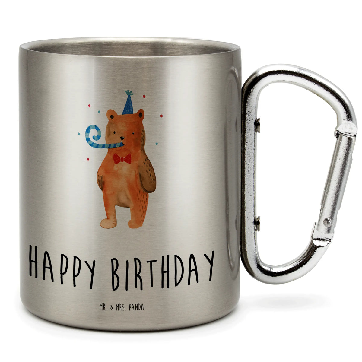 Edelstahlbecher Bär Geburtstag thermotasse, Karabiner Becher, Isolierbecher Edelstahl, Kaffeebecher Edelstahl, Teetasse, Teebecher, Becher Aus Edelstahl, spruchbecher, Campingbecher, Edelstahlbecher, karabiner tasse, Thermobecher Edelstahl, Campingtasse, Trinkbecher Edelstahl, motivbecher, Trinkbecher Metall, isoliertasse, Thermobecher, Isolierbecher, karabinerbecher, Reisebecher, Edelstahl Trinkbecher, Edelstahltasse, Edelstahl-Thermobecher, edelstahl reisebecher, wandertasse, Edelstahl-Isolierbecher, wanderbecher, Metallbecher, Teddy, Bär, Teddybär, Alles Gute, Happy Birthday, Geburtstag, Glückwunsch