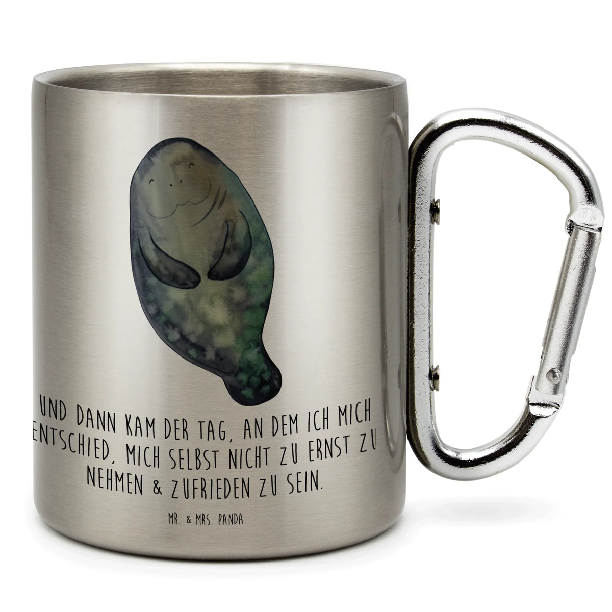 Edelstahlbecher Seekuh Happy Isolierbecher Edelstahl, Kaffeebecher Edelstahl, Edelstahl Trinkbecher, edelstahl reisebecher, motivbecher, Campingbecher, Edelstahltasse, isoliertasse, Edelstahl-Isolierbecher, spruchbecher, Metallbecher, Teebecher, Edelstahl-Thermobecher, Trinkbecher Metall, Teetasse, wanderbecher, Becher Aus Edelstahl, Isolierbecher, karabiner tasse, Thermobecher Edelstahl, Edelstahlbecher, karabinerbecher, Reisebecher, Campingtasse, Thermobecher, Karabiner Becher, wandertasse, thermotasse, Trinkbecher Edelstahl, Meer, Urlaub, Meerestiere, Freundin, Seekühe, Seekuh, Neuanfang, Zufrieden, Neustart, Achtsamkeit, Respekt, Selbstliebe, Liebeskummer