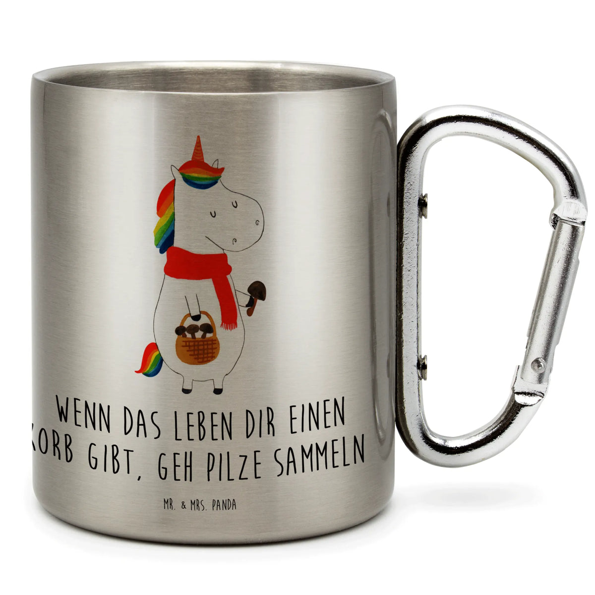 Edelstahlbecher Einhorn Pilz
