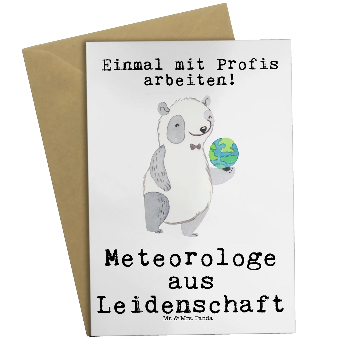 Grußkarte Meteorologe Leidenschaft