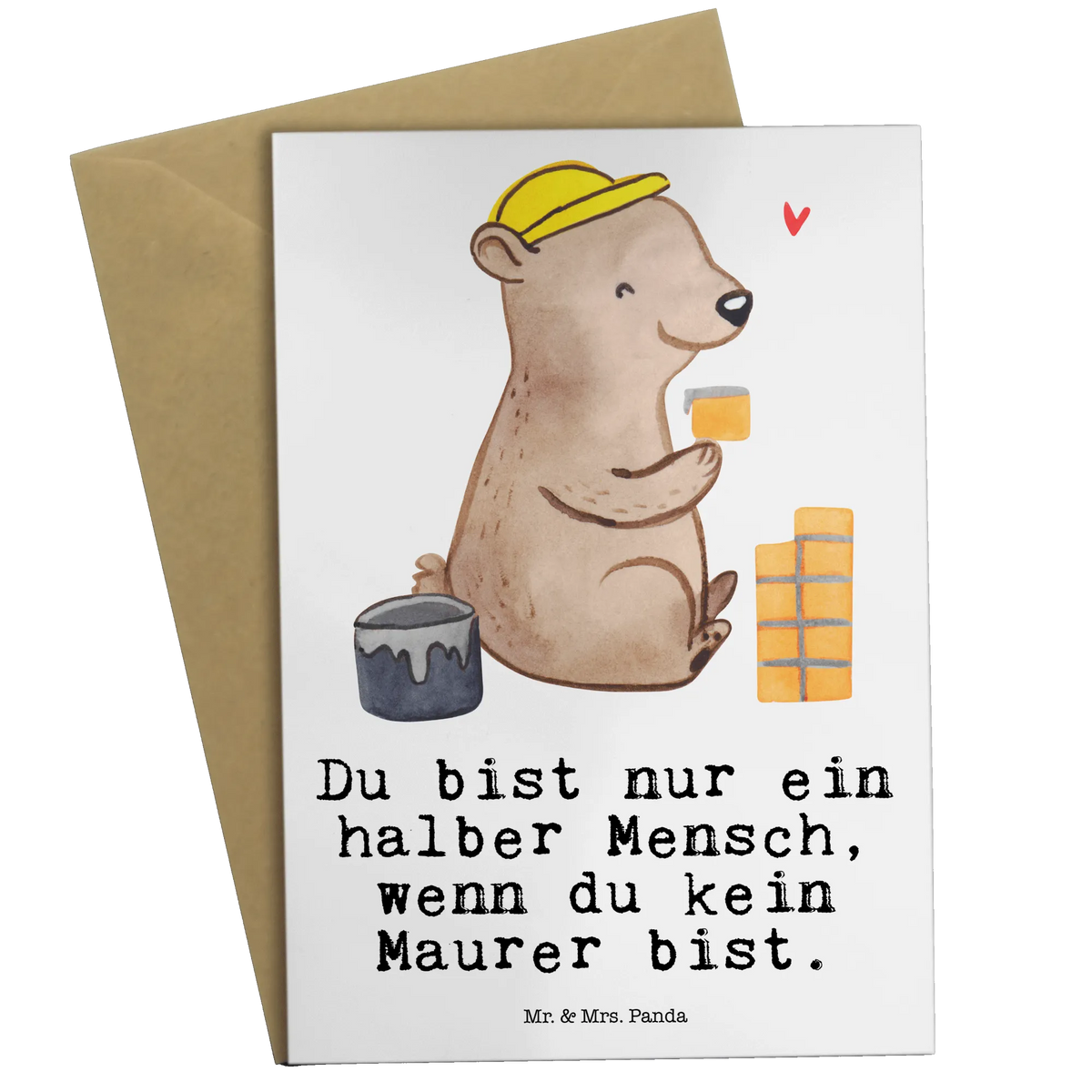 Grußkarte Maurer Herz hochzeitskarten, spruchkarte, vatertagskarte, osterkarten, Grußkarten, abiturkarte, weihnachtskarten, genesungskarte, Grußkarte, babykarte, Motivkarte, einladungskarten, dankeskarten, valentinstagskarte, Beileidskarte, neujahrskarte, Glückwunschkarte, kommunionskarte, glückwunschkarten, firmungskarte, osterkarte, jubiläumskarte, Klappkarte, Schenken, Geschenk, Danke, Dankeschön, Jubiläum, Beruf, Ausbildung, Abschied, Rente, Kollege, Kollegin, Arbeitskollege, Mitarbeiter, Firma, Handwerker, Gesellenprüfung, Maurermeister, Maurerbetrieb, Maurer